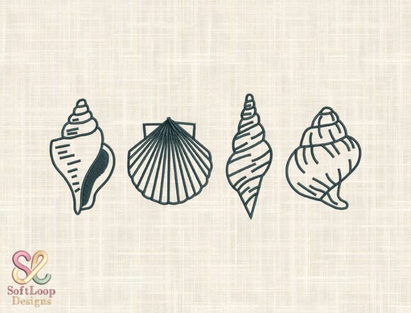 Ocean Embroidery Design