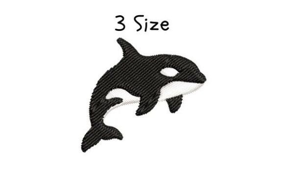Orca Whale Embroidery